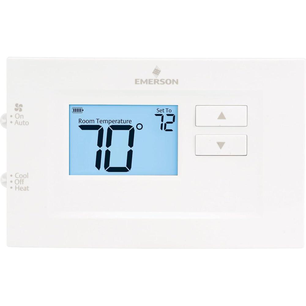 image70 Series NonProgrammable Single Stage 1H1C Thermostat White
