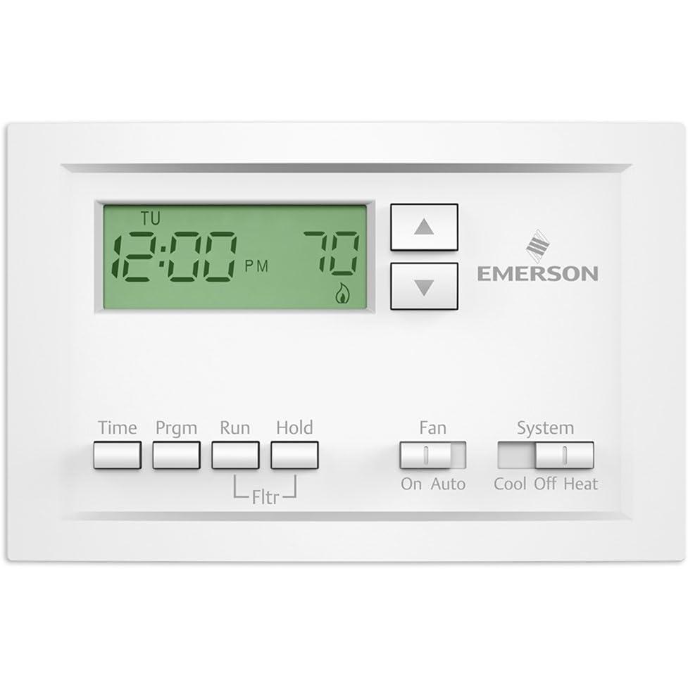 imageEmerson P210 Single Stage 511 Day Programmable Thermostat511 Day  New Model
