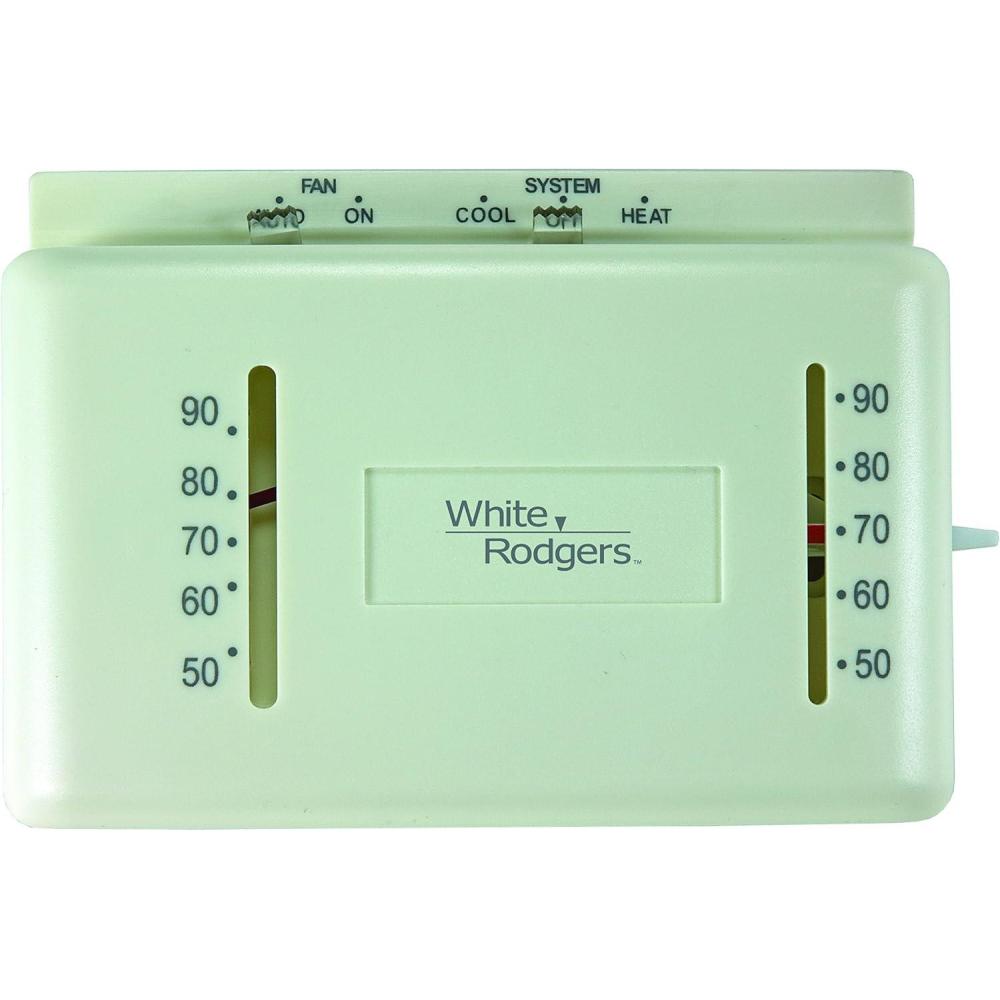 imageWhiteRodgers Emerson M150 Mechanical HeatCool Thermostat for SingleStage Systems One Size No Color