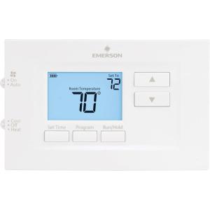 70 Series, 7 Day Programmable, Heat Pump (2H/1C) Thermostat White