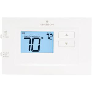 70 Series, Non-Programmable, Heat Pump (2H/1C) Thermostat White