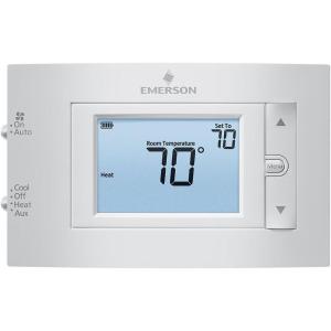 Emerson 1F83H-21NP Heat Pump (2H/1C) Non-Programmable Thermostat