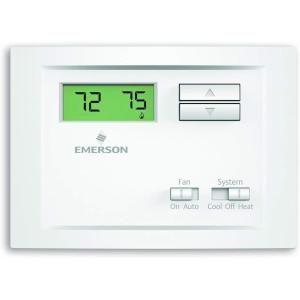 Emerson NP110 Non-Programmable Single Stage Thermostat, 4, 0.5(0.5)