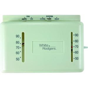 White-Rodgers Emerson M150 Mechanical Heat/Cool Thermostat for Single-Stage Systems, One Size, No Color