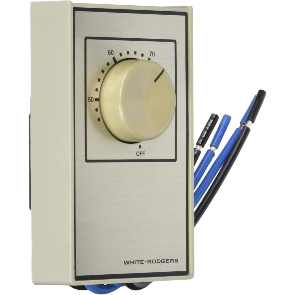 imageEmerson 1A66641 Line Voltage Baseboard Thermostat Beige