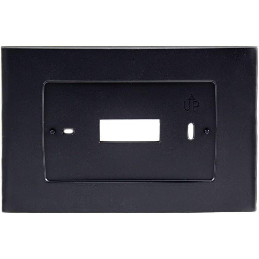imageEmerson F612689 Wall Plate for Sensi Touch WiFi Thermostat WhiteBlack
