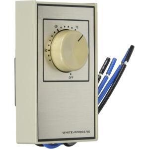 Emerson 1A66-641 Line Voltage Baseboard Thermostat, Beige