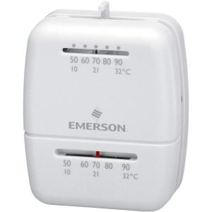 White-Rodgers 1C20101S1 Heating Thermostat – White